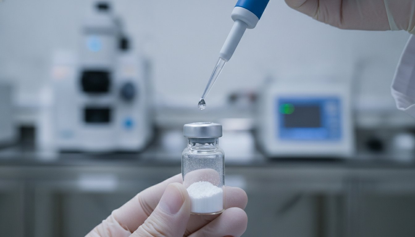 Peptide Storage and Handling: A Technical Guide for Laboratory Research