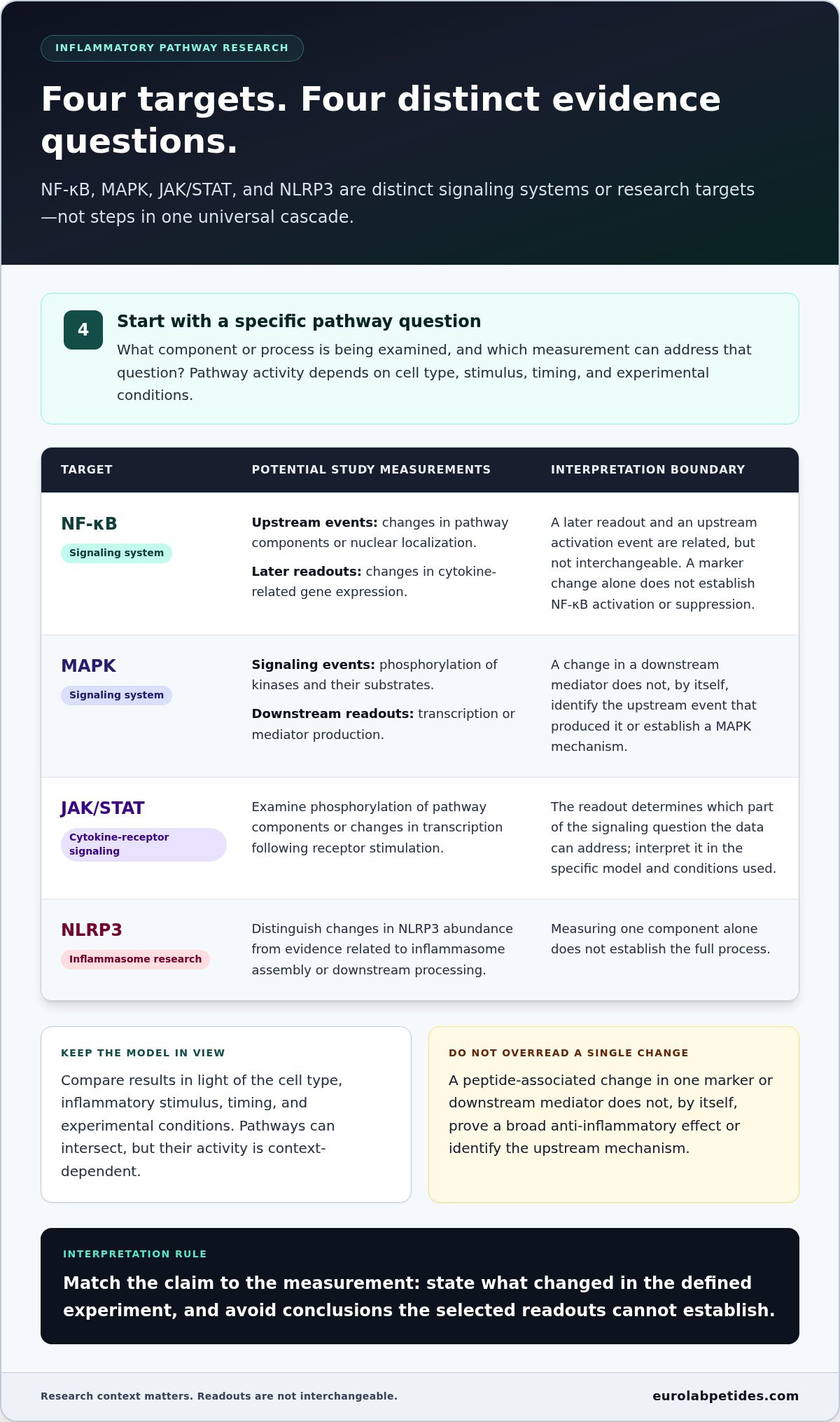 Peptides for Inflammation Pathway Studies: Research Guide